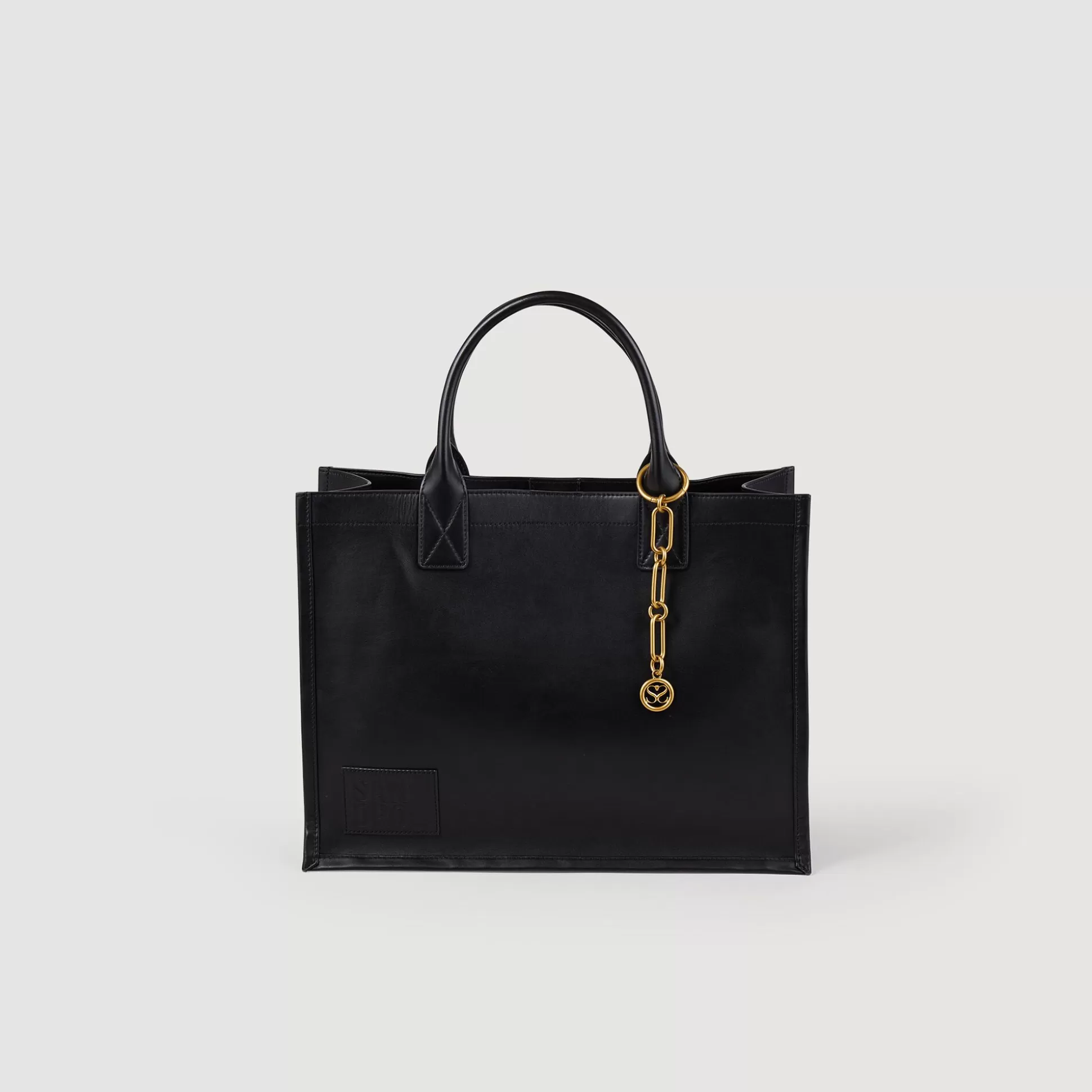 Mujer Sandro Paris Bolsos Tote<Bolso Cabas Piel Curtiduria Certificada