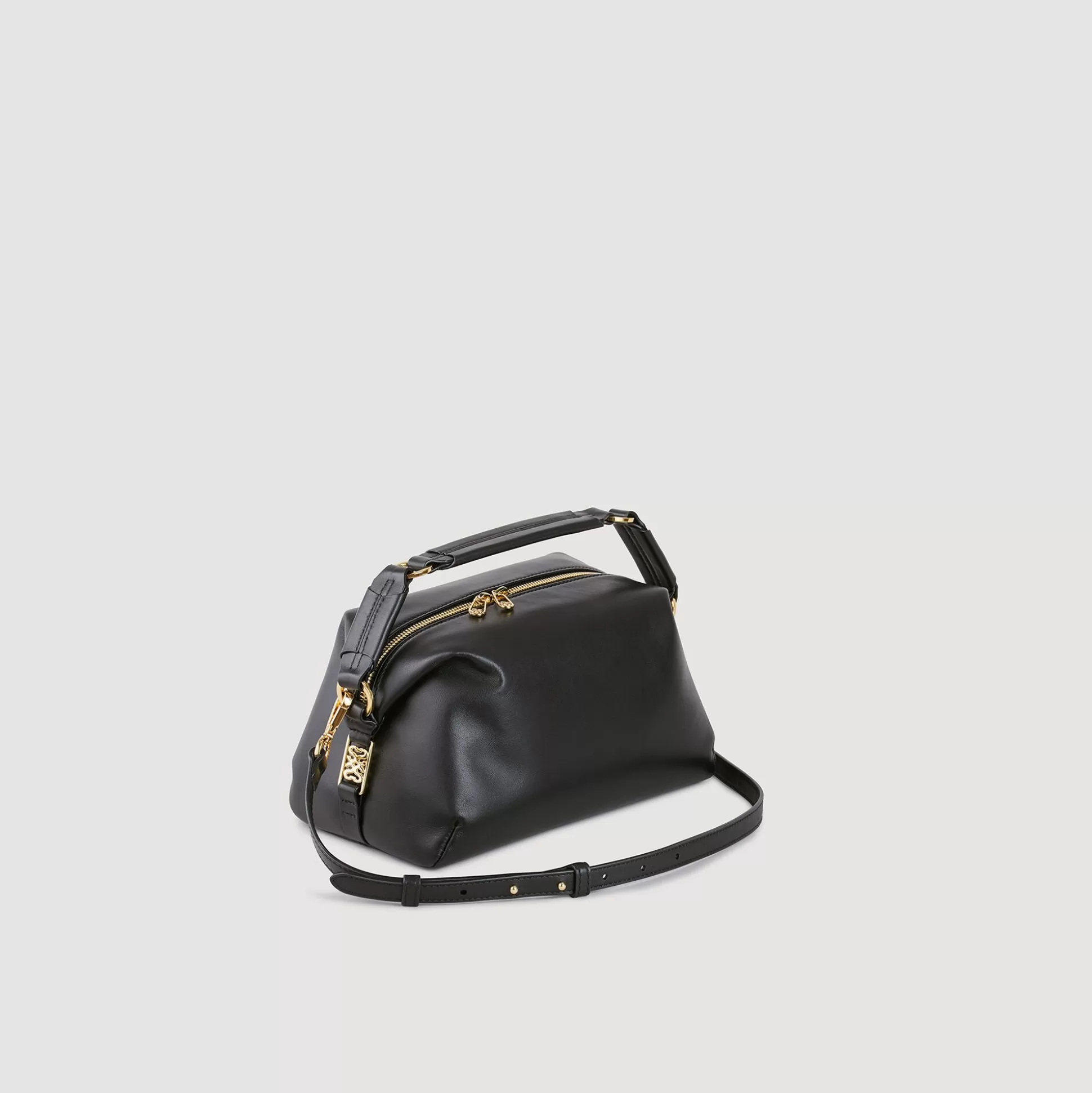 Mujer Sandro Paris Bolsos De Hombro<Bolso De Cuero