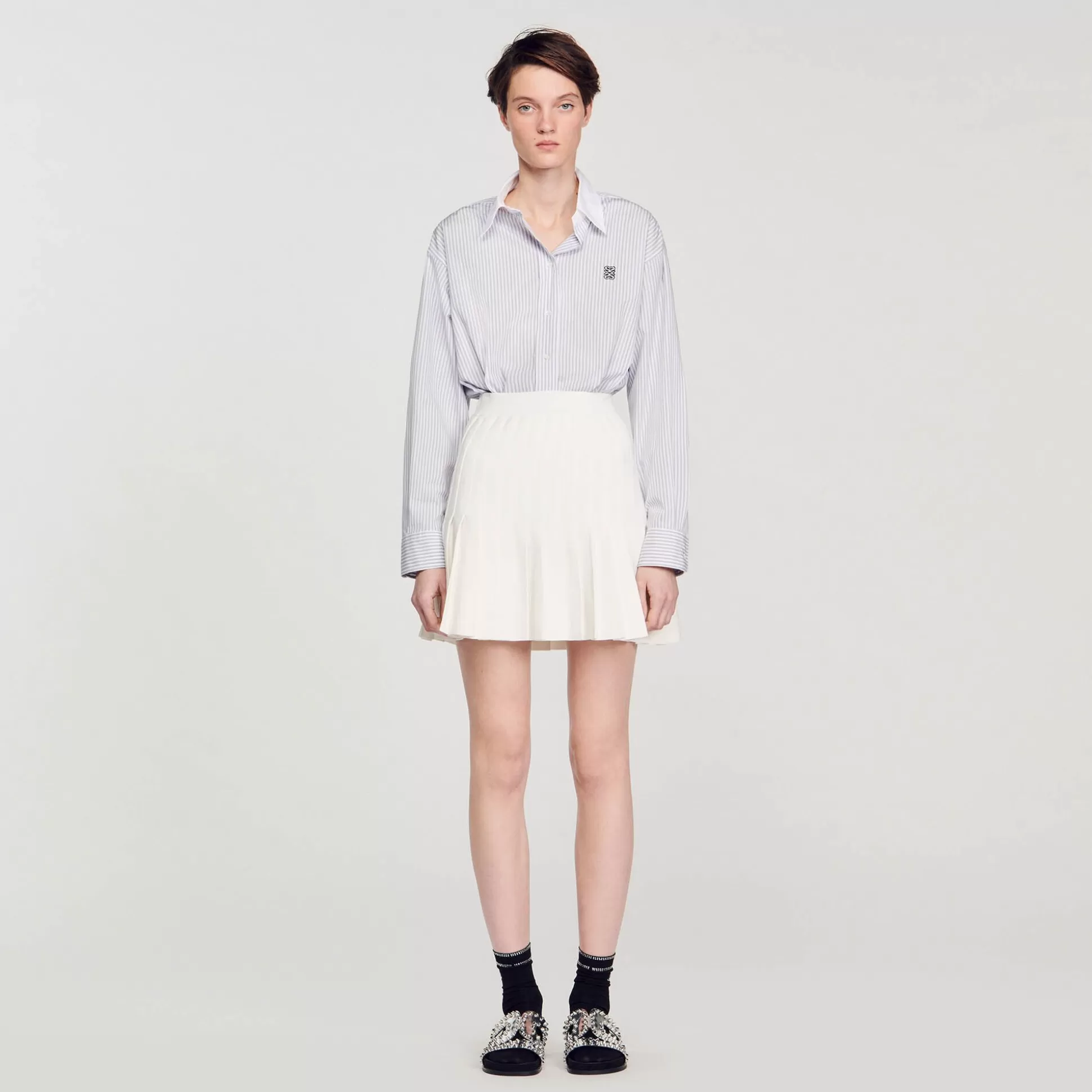 Mujer Sandro Paris Faldas & Shorts<Falda Plisada