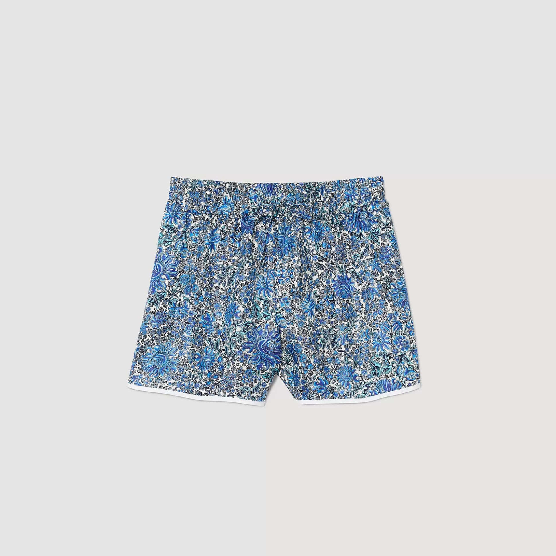 Mujer Sandro Paris Conjuntos<Pantalon Corto Con Estampado De Flores