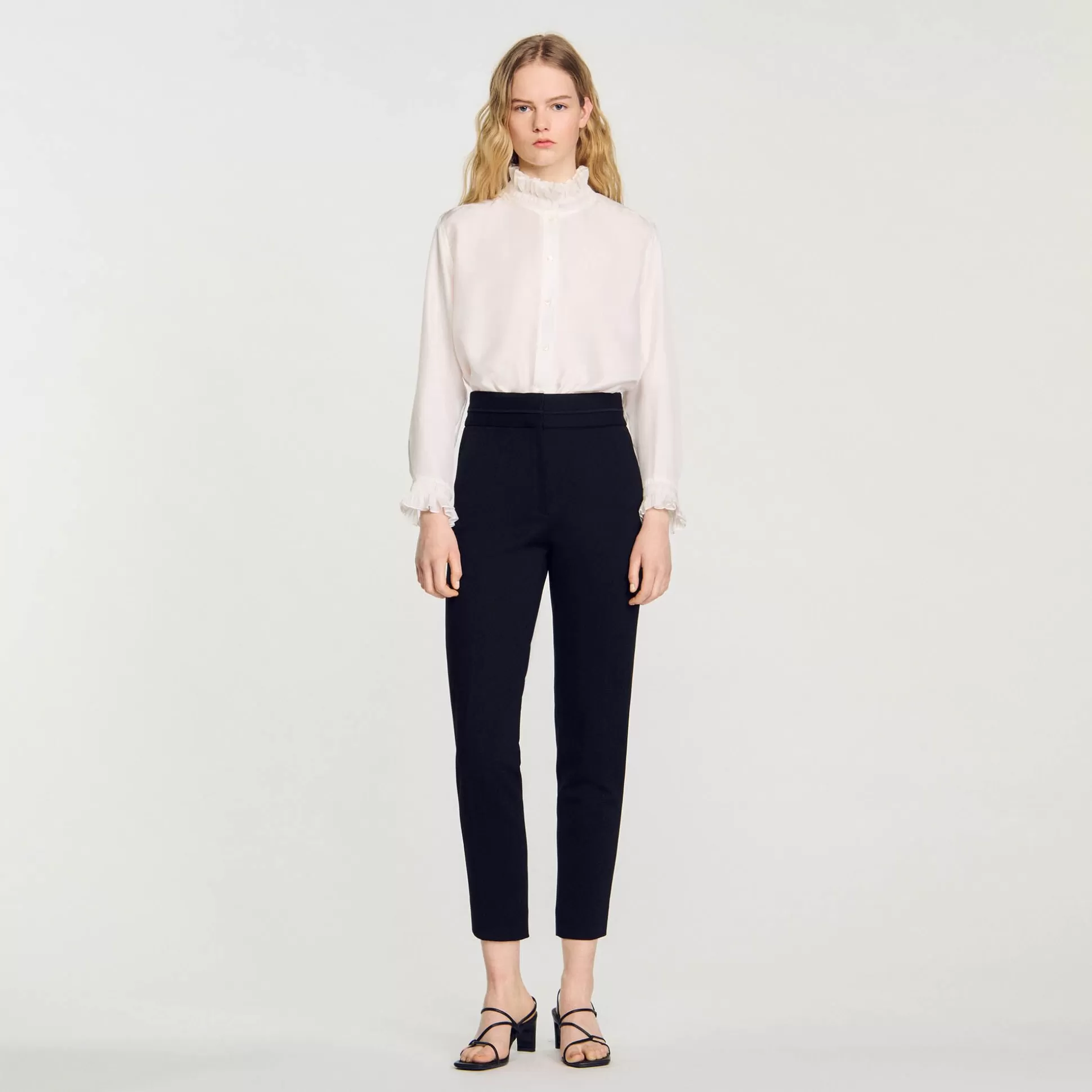 Mujer Sandro Paris Pantalones<Pantalon Recto