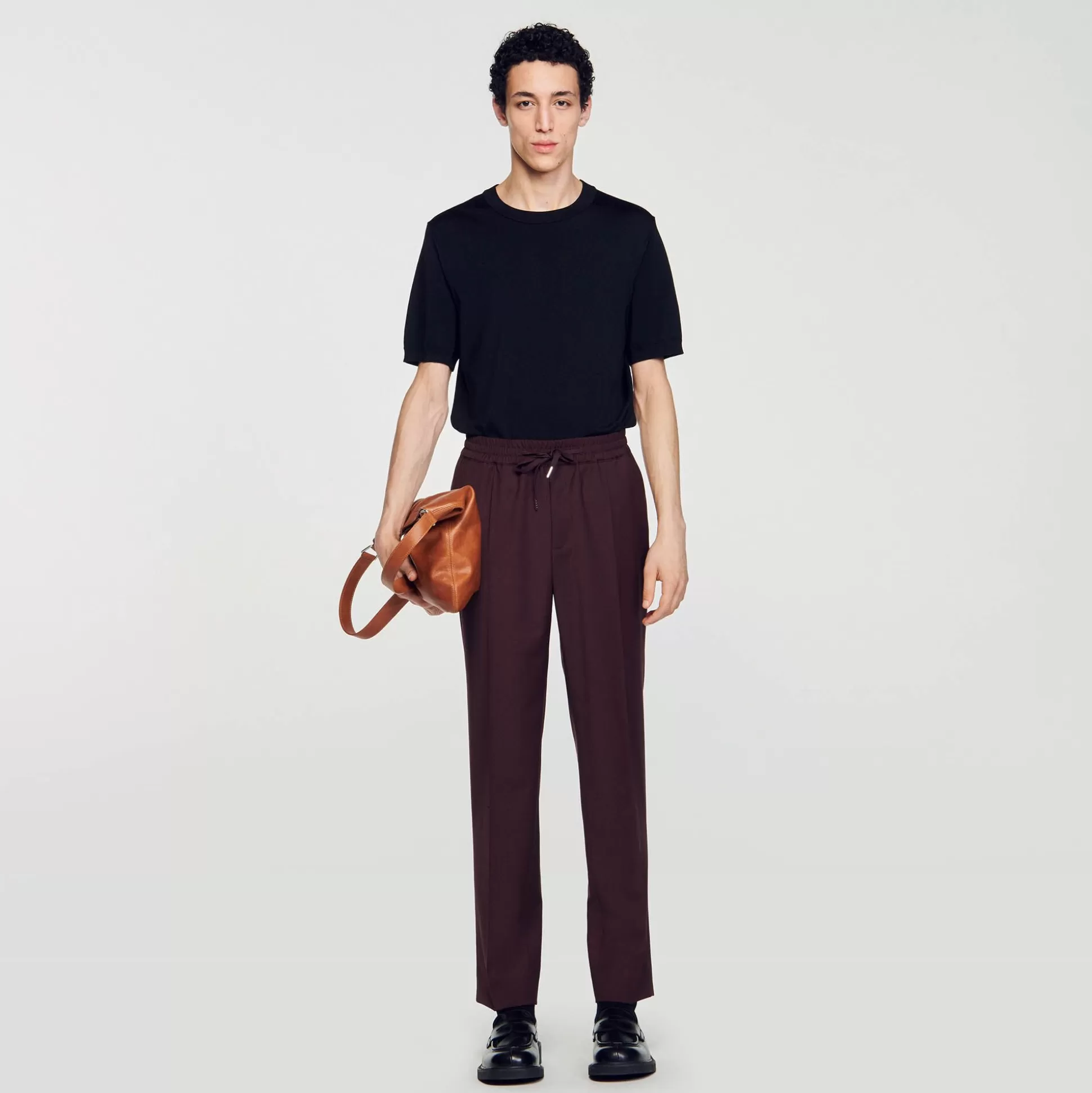 Hombre Sandro Paris Pantalones & Bermudas<Pantalon Recto Elastico