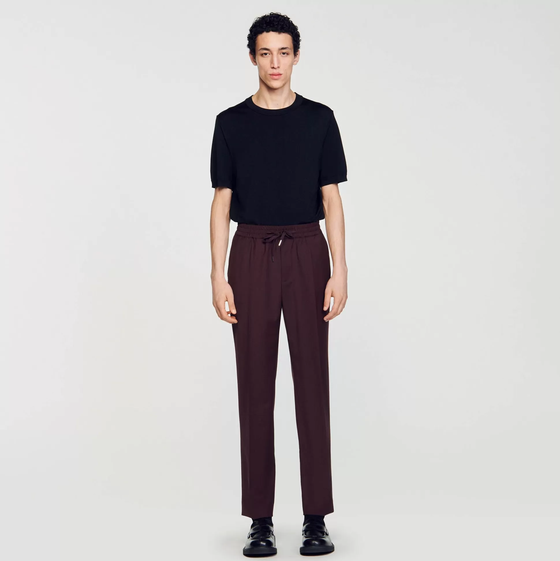 Hombre Sandro Paris Pantalones & Bermudas<Pantalon Recto Elastico