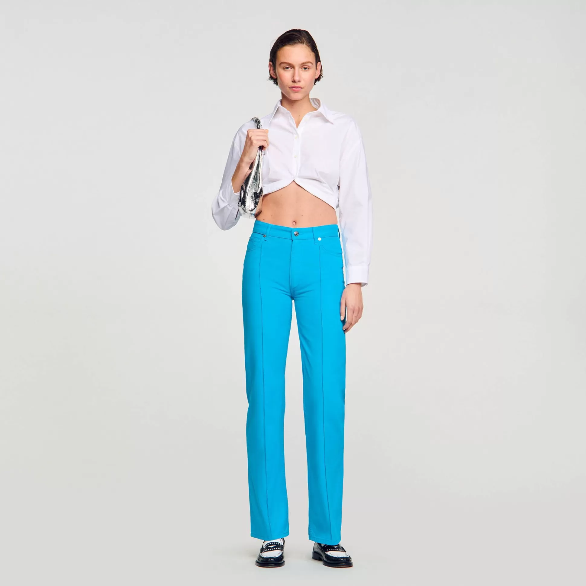 Mujer Sandro Paris Vaqueros<Pantalon Vaquero