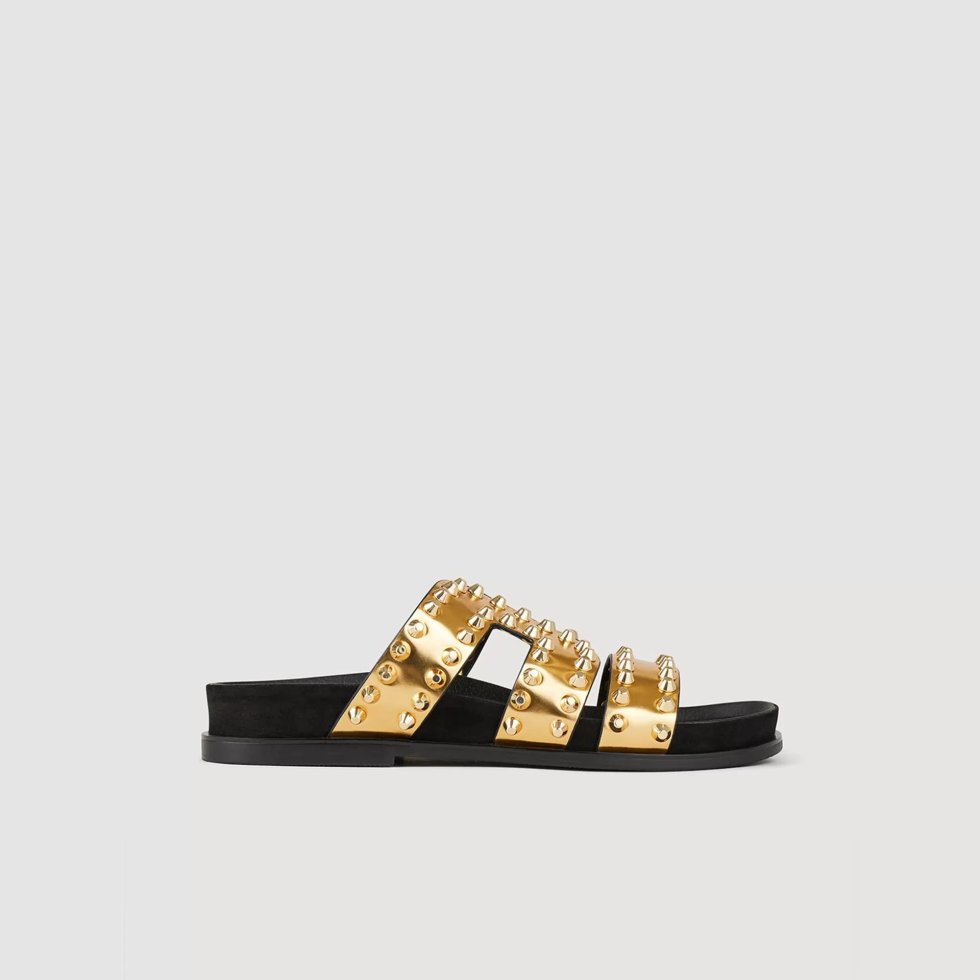 Mujer Sandro Paris Sandalias<Sandalias Planas Con Remaches